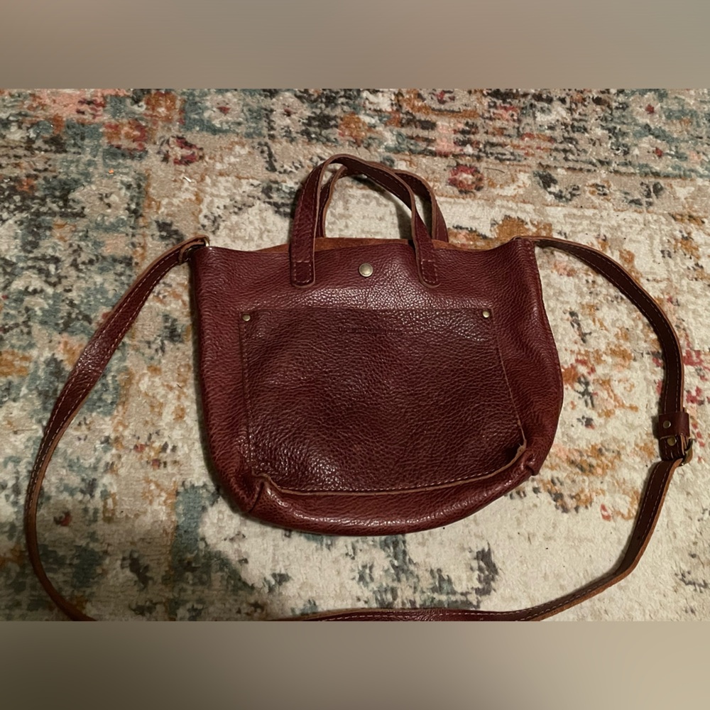Portland leather mini cross body